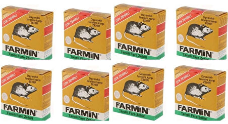 Fare Ve Sıçan Zehiri Buğday 250 gr X 8 Adet (Haşere İlacı)