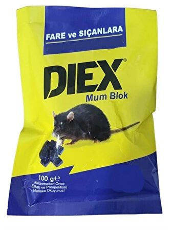 Fare Sıçan Mum Blok 100 GR ( Lahım Fareleri Dahil )