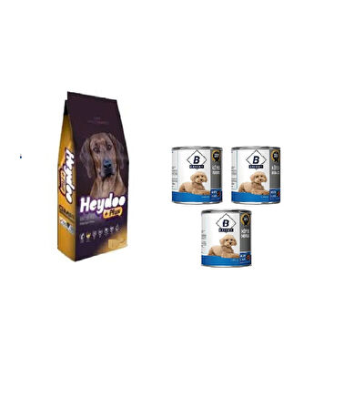 Yüksek Enerjili Kuzuetli Köpek Kuru Mama 2 Kg 28 Proteinli+( Konserve Mama 415 Grx3 Adet)
