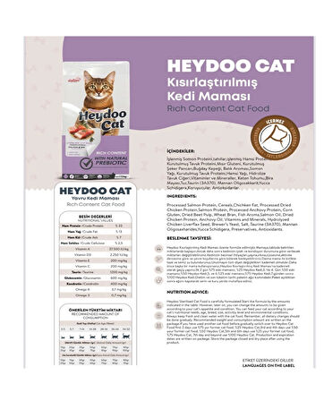 Kedi Maması 2 Kg Somonlu Kısırlaştırılmış Somon Pirinçli + Kedi Konserve Somonlu 415 gr X 2 Adet