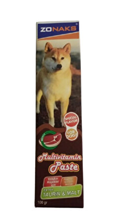 Köpek multivitamin pasta Extra taurin 100 gr