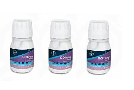 K-Othrine SC50,50ml X3 Adet(Tahta kurusu,Hamam Böceği ,Karasinek ve Sivrisinek Mücadelesinde)