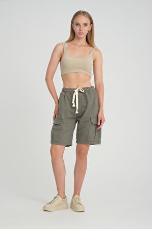 ALEXANDERGARDI KARGO CEPLİ COMFORT FİT BERMUDA ŞORT (AG-2Y)