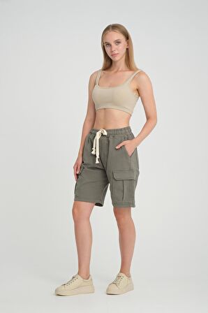 ALEXANDERGARDI KARGO CEPLİ COMFORT FİT BERMUDA ŞORT (AG-2Y)