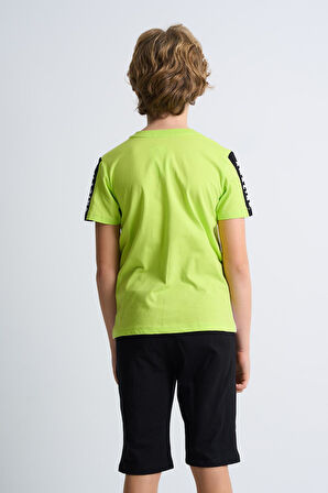 ALEXANDERGARDI Baskılı İkili Çocuk T-shirt-Şort Takım  