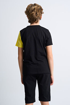 ALEXANDERGARDI Baskılı Çocuk T-shirt-Şort İkili Takım