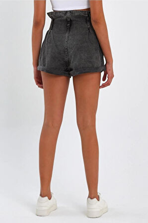 ALEXANDERGARDI Özel Koleksiyon Bağlamalı Denim Şort (4013K)