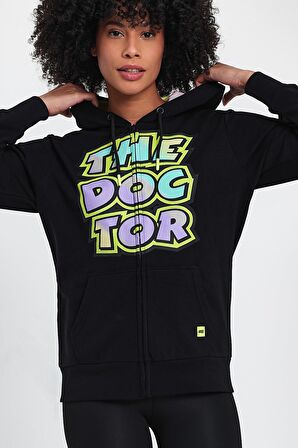 ALEXANDERGARDI DESENLİ KAPÜŞONLU FERMUARLI SWEATSHIRT (42029)