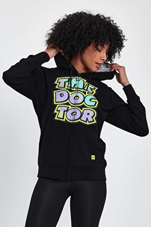 ALEXANDERGARDI DESENLİ KAPÜŞONLU FERMUARLI SWEATSHIRT (42029)