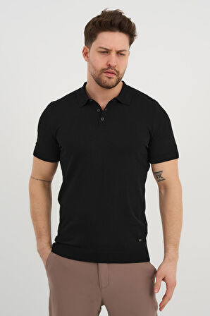 ALEXANDERGARDI Polo Yaka Düğmeli Triko T-shirt (50024)