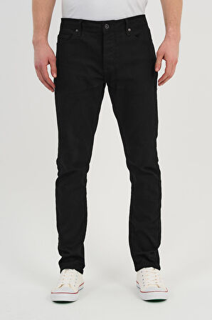 ALEXANDERGARDI Erkek Siyah Kot Pantolon (69B09UBLK)