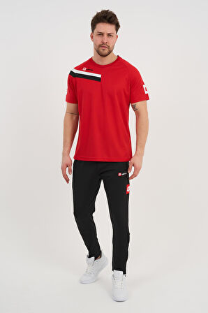 ALEXANDERGARDI Baskı Detaylı Bisiklet Yaka Spor T-shirt (R5846)