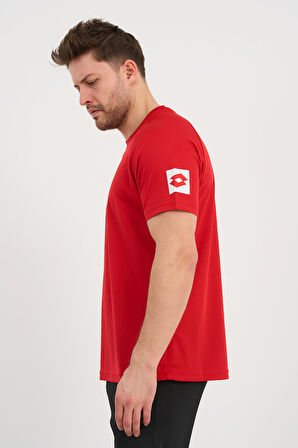 ALEXANDERGARDI Baskı Detaylı Bisiklet Yaka Spor T-shirt (R5846)