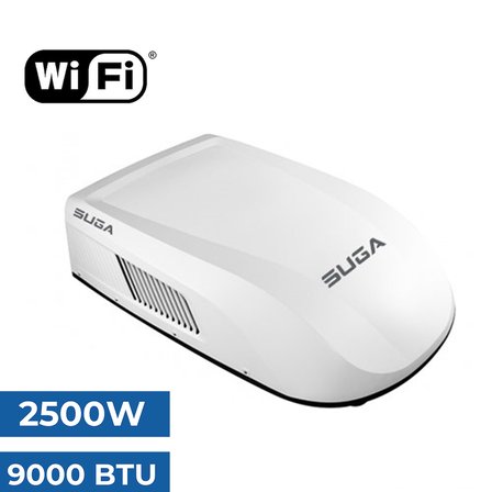 SUGA Karavan Tavan Kliması 9000 BTU 2500W Wi-Fi Özellikli Uzaktan Kumandalı