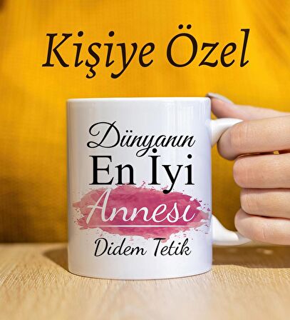 Anneler Gününe Özel Tasarım Defter & Özel Tasarım Kokulu Mum & Tasarım Kupa & Fotoğraf Çerçevesi Hediye Seti