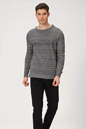 ALEXANDERGARDI BİSİKLET YAKA ÖRGÜ TRİKO KAZAK (AG5016)