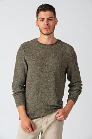 ALEXANDERGARDI BİSİKLET YAKA REGULAR FİT KAZAK (AG502205)