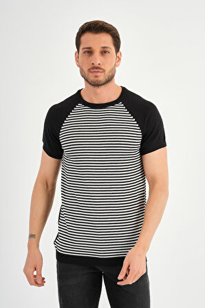 ALEXANDERGARDI ÇİZGİLİ TRİKO T-SHİRT (AG5049)