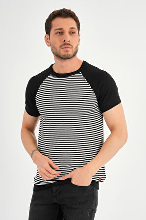ALEXANDERGARDI ÇİZGİLİ TRİKO T-SHİRT (AG5049)