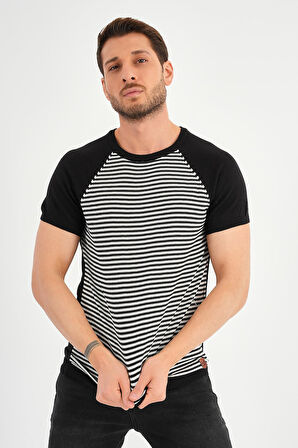 ALEXANDERGARDI ÇİZGİLİ TRİKO T-SHİRT (AG5049)