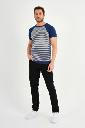 ALEXANDERGARDI ÇİZGİLİ TRİKO T-SHİRT (AG5049)