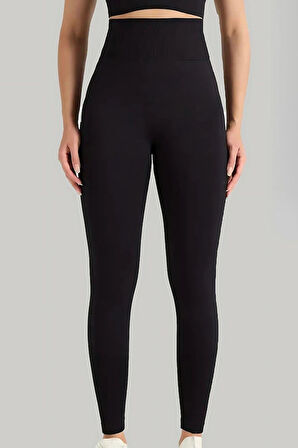 DİKİŞSİZ DÜZ TAYT KADIN 4451