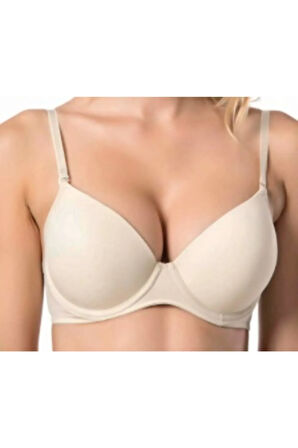 7080 Ten - Micro Kaplı Silikonlu Push-up Sütyen