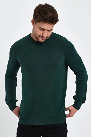 ALEXANDERGARDİ BİSİKLET YAKA YEŞİL TRİKO KAZAK 