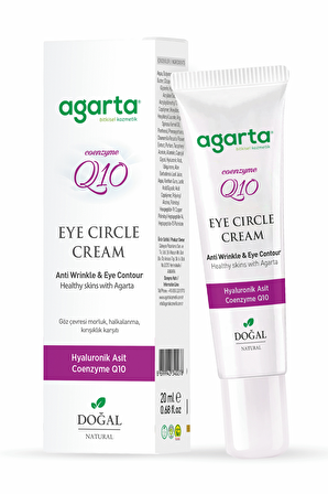 Agarta Doğal Yaşlanma Karşıtı Antı Agıng Göz Çevresi Bakım Kremi 20 ml