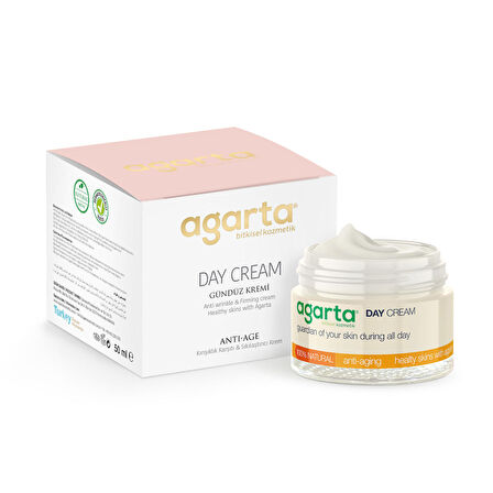Agarta Doğal Yaşlanma Karşıtı Antı Agıng Gündüz Bakım Kremi 50 ml