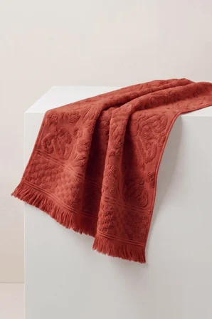 6'lı Agora Kiremit El Havlusu - 50x80 Cm, 170 Gr, %100 Pamuk, Spa Ve Otel Havlusu