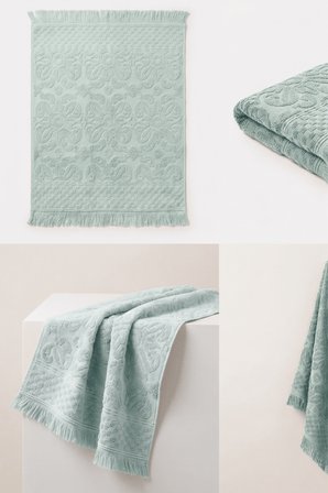 6'lı Agora Mint El Havlusu - 50x80 Cm, 170 Gr, %100 Pamuk, Spa Ve Otel Havlusu