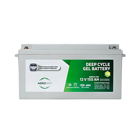 Agromot 12v 150Ah Jel Akü