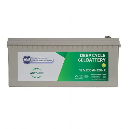 Agromot 12v 200Ah Jel Akü