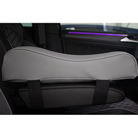 Toyota Yaris 2006-2008 Uyumlu Oto Kolçak Yükseltici Kol Dayama Minderi İnce Model Gri