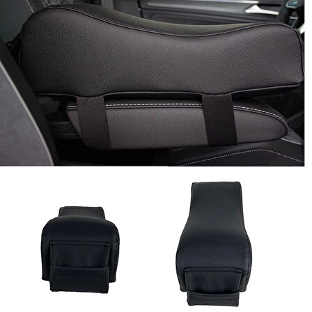 Toyota Yaris 2006-2008 Uyumlu Oto Kolçak Yükseltici Kol Dayama Minderi Kalın Model Siyah