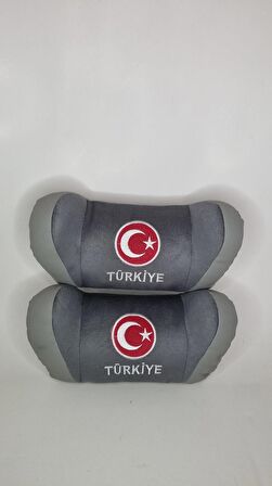 TÜRKİYE BAYRAĞI  OTO İKİLİ BOYUN YASTIĞI