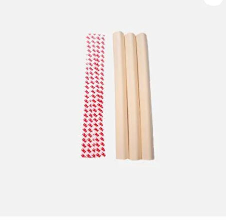 3'lü 40 cm Kauçuk Jumbo Kenar Koruyucu Krem