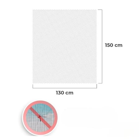 Özel Seri Kullanışlı Tül Güneşlik Alternatifi Ofis Gereci ÇiftKanat 130x150 cm Sineklik