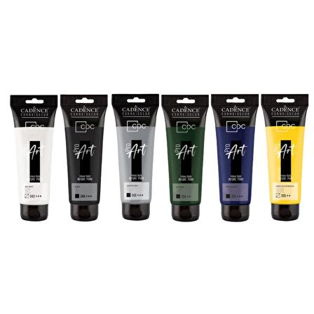 PROART HEAVY BODY PROFESYONEL AKRİLİK BOYA 6'LI SET