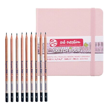 SKETCHBOOK VE ÇİZİM KALEMLERİ SET14