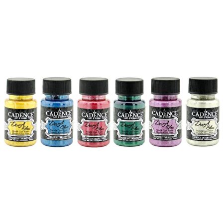 DORA METALİK CAM BOYASI 6LI SET