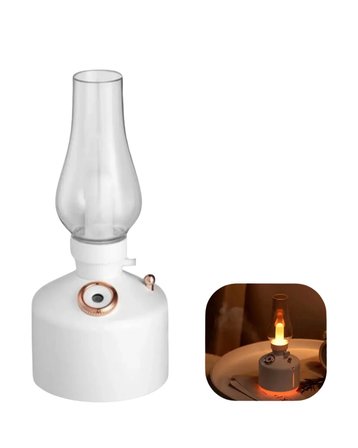 LED Işıklı Vintage Hava Nemlendirici Aromaterapi Difüzörü USB Şarjlı