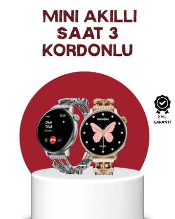 Akıllı Saat – Dokunmatik Ekran Spor Modu ve Kalp Atış Sensörü