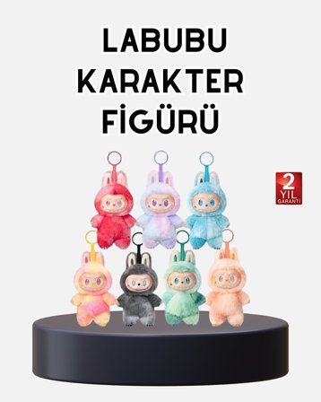 Labubu Koleksiyonluk Peluş Oyuncak – Yumuşak Kumaşlı Dekoratif Tasarım Hediye