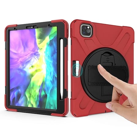 iPad Pro11 (2021-2020-2018) Kılıf Shockproof 3 Katmanlı Standlı Zırh Kılıf Ka