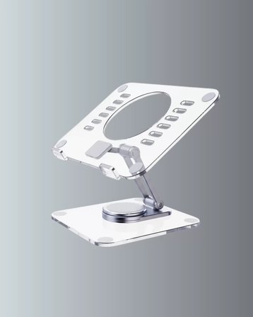 Katlanabilir Tablet Standı Ayarlanabilir Kaymaz Şeffaf Tasarım