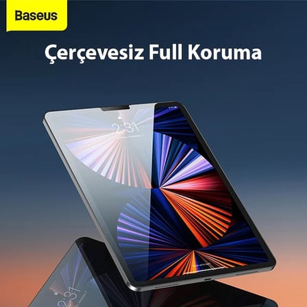 Baseus iPad 9.7 2018 / 2017 / Pro 9.7 / Air 2 / Air Tempered Cam Ekran Koruyucu-(577