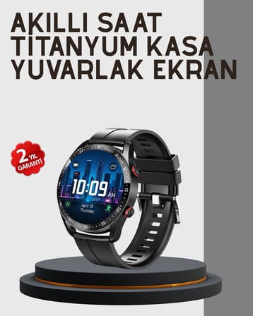 Akıllı Saat Yeni Model Sesli Asistan Bildirim Görme Bluetooth Bağlantılı Müzi