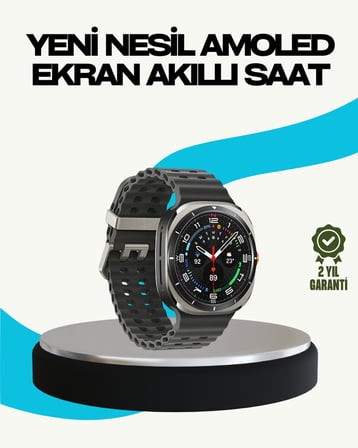 Kablosuz Şarjlı Akıllı Saat Tüm Telefonlarla Uyumlu Çok Fonksiyonlu